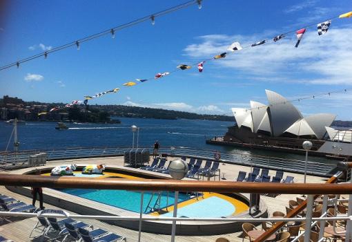 Desde allí verá pasar maravillas como esta (Sydney Opera)